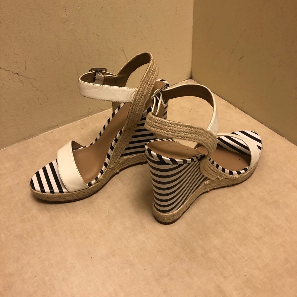 Nicole Miller High Heel Wedge Sandals